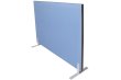 Free Standing Screen In Blue Fabric