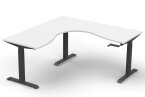 Boost Crank sit stand corner desks