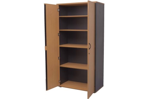 Rapid Worker Stationery Cabinet 1800x900 - Beech/Ironstone