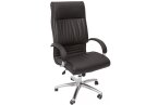 CL820 High Back executive office chair in black pu leather