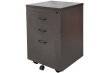 Office mobile pedestal drawer unit from the rapid worker range in all over ironstone
