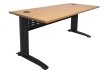 1800 x 700 beech over black straight desk from the Rapid Span Range 