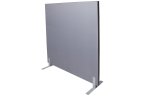 Free Standing Screen In Grey Fabric