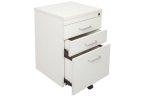 Rapid Span Range Mobile Pedestal in White