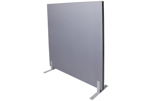 Free Standing Screen In Grey Fabric