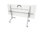 Rapid flip top table with white top shown in folded position